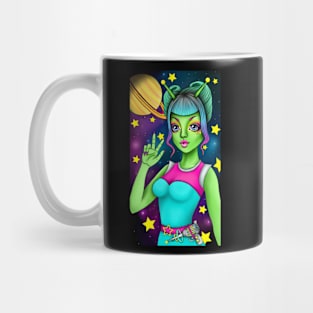 Alien Babe 2 Mug